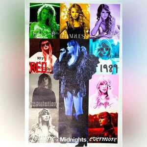 Taylor Swift  - Albums Canvas Poster 🎤